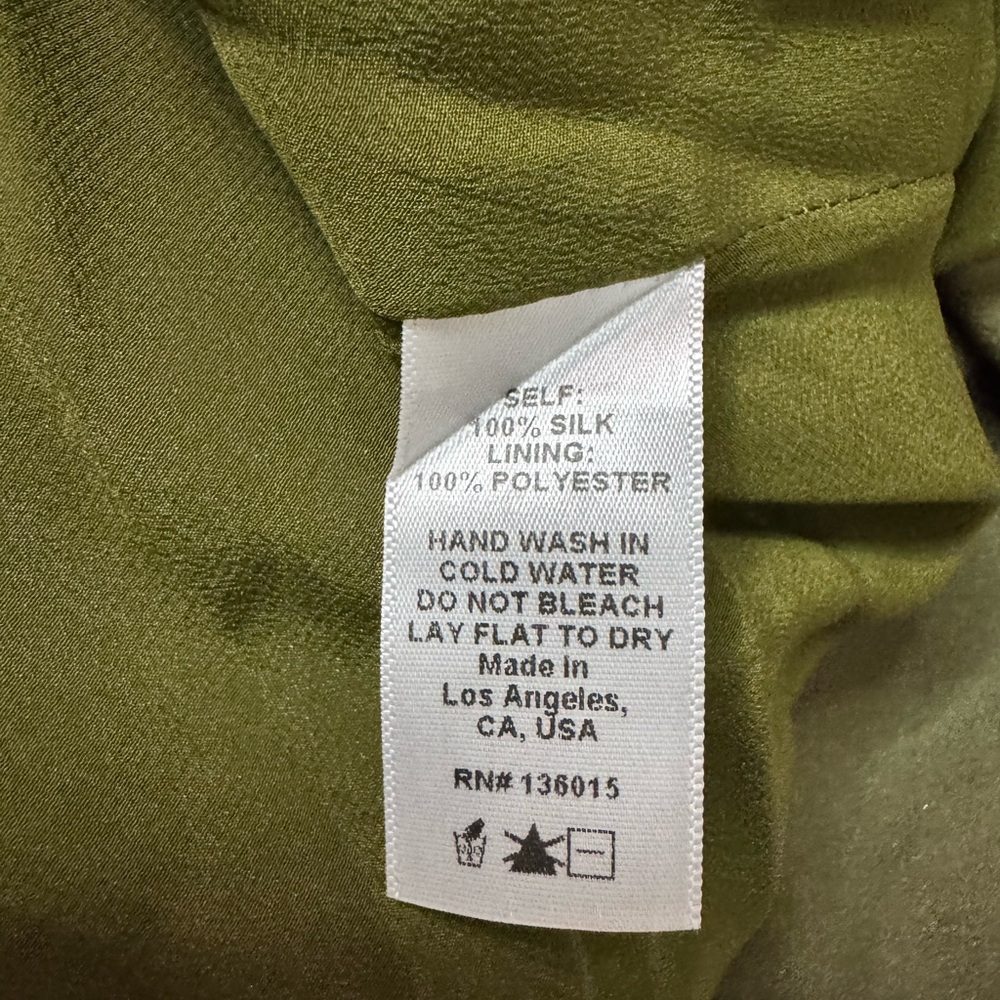 Naven Olive Green Sleeveless Top Size 6 - Picture 6 of 8